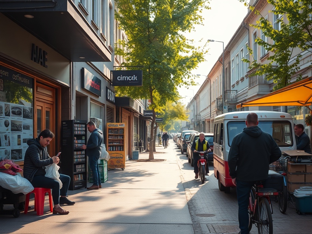 Nowoczesny autobus miejski w Ostrołęce – symbol rozwoju transportu i nowych miejsc pracy.